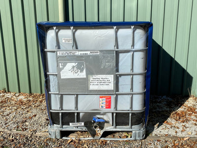 Australian Made IBC Cover with a clear front panel.