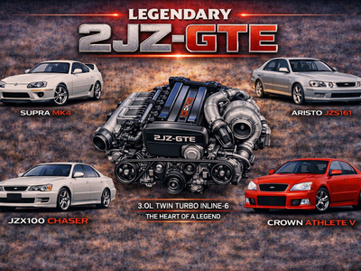Kneeling Pad Legend: 2JZ-GTE